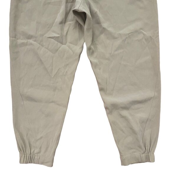 Babaton Small Dexter Pant Tan Tuxedo Pull On Crepe Ankle Cropped - Picture 10 of 10